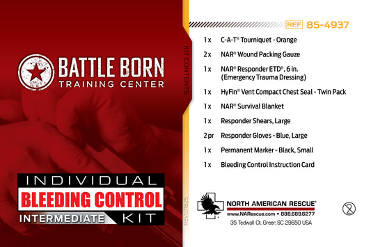 NAR Individual Bleeding Control Kit (Intermediate)