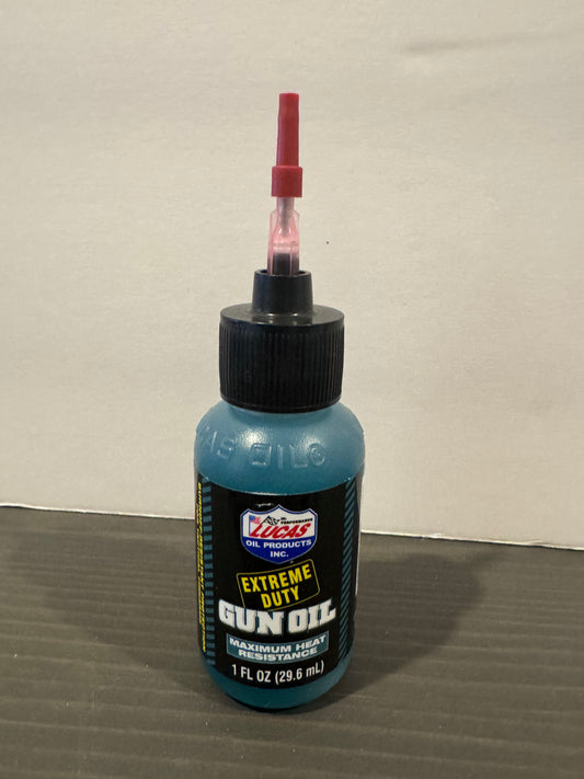 LUCAS EXTREME DUTY GUN OIL - 1 OZ. LIQUID BOTTLE