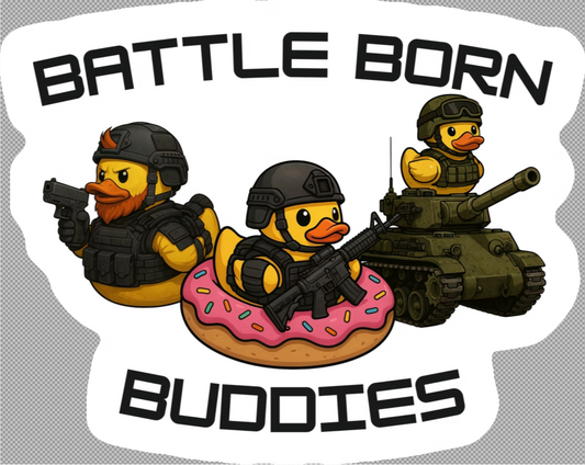 Battle Born Buddies Sticker